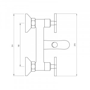 Lucerna Wannen-Armatur AP bel_010d