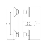 Lucerna Wannen-Armatur AP bel_010d