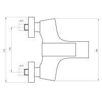 Minimal Wannen-Armatur bqm_010m