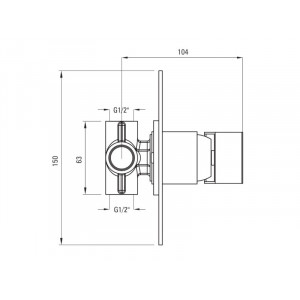 Vigo Brause-Armatur UP bdw044l