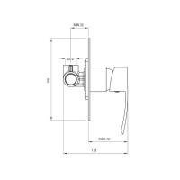 Vigo Brause-Armatur UP bdw044l