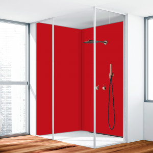 Duschrückwand Rot RAL3020 kb-ib80260rot