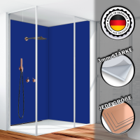 Duschrückwand Aluverbund Marineblau 5002