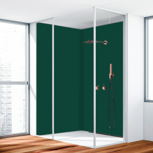 Duschrückwand Gartengrün RAL6005 kb-ib80260ggr