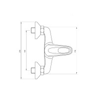 Funkia Brause-Armatur bef_041m