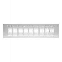 Aluminium Lüftungsgitter silber 80x400mm