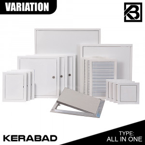 Revisionsklappe aus Aluminium tapezierbar