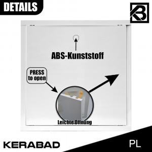Revisionsklappe aus Kunststoff HxB:200x300mm