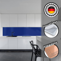Küchenrückwand Aluverbund Marineblau 5002