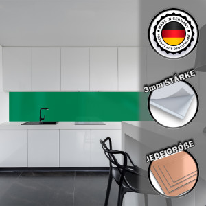 Küchenrückwand Aluverbund Grün 6024