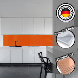 Küchenrückwand Aluverbund Orange 2009