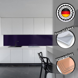 Küchenrückwand aus Aluverbund 3mm  - Nachtblau...