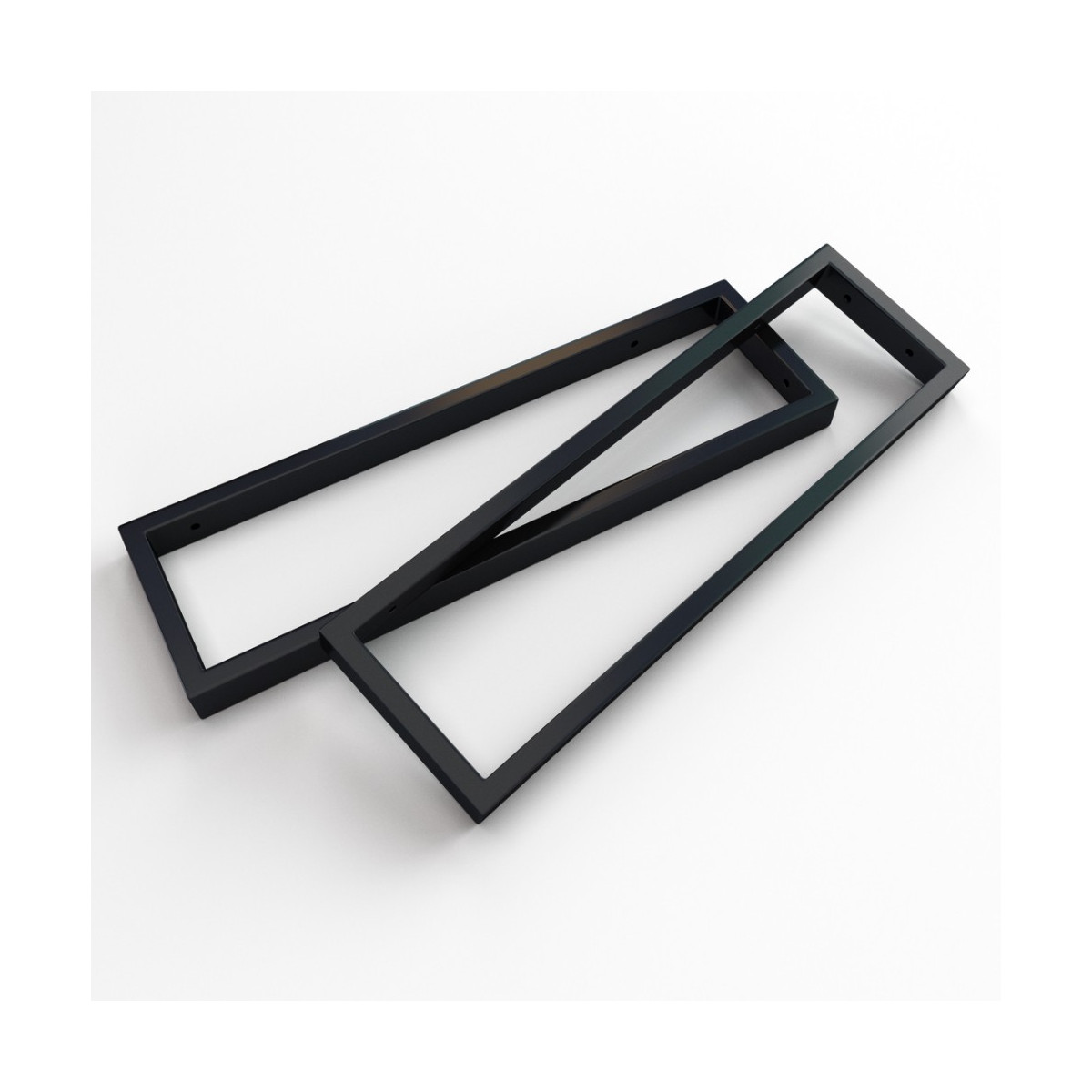 2 x Konsolenträger Schwarz matt 500mm, 79,90