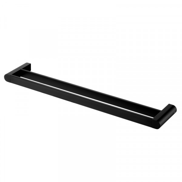Handtuchstange Futura doppelt 64 cm schwarz
