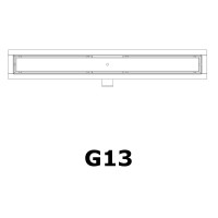 Edelstahl Duschrinne Befliesbar 600x70x67mm