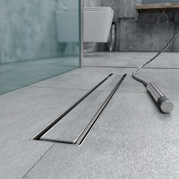 Edelstahl Duschrinne Befliesbar 1100x70x67mm