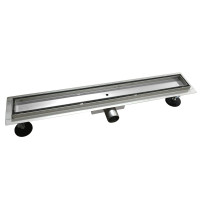 Edelstahl Duschrinne Befliesbar 1100x70x67mm