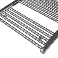 Badheizkörper chrom gerade 400x1600mm Link/Rechts