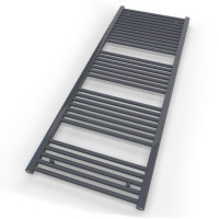 Badheizkörper anthrazit gerade 600x800mm Mittelanschluss