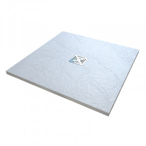 Mineralguss Duschtasse Schieferoptik 90x90x3cm