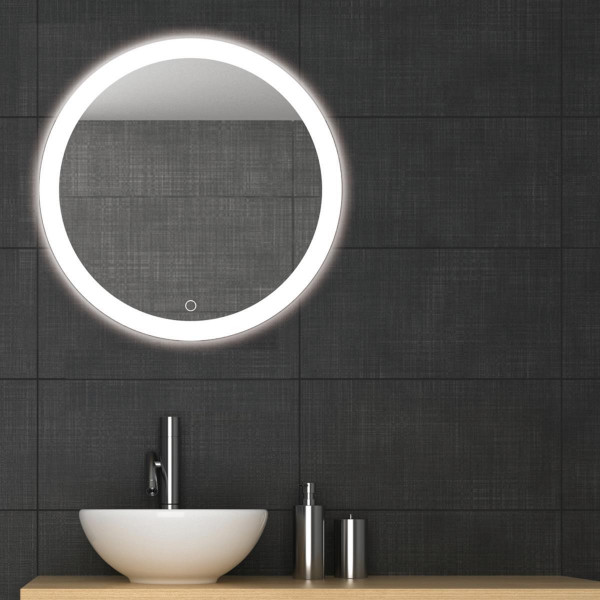 LED-Badspiegel rund 60cm K402