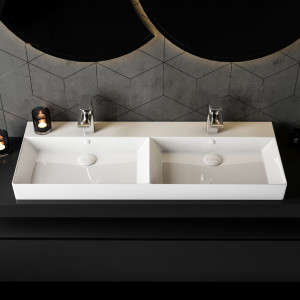 Doppelwaschbecken 120cm 17120-KL