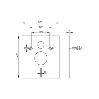 Schallschutz-Set für Wand-WC und Bidet M930