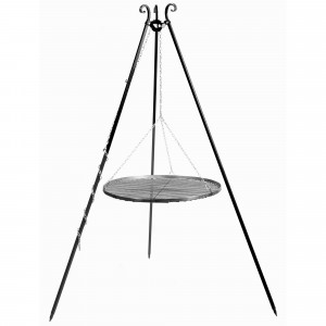 Schwenkgrill 180 cm - Grillrost aus Rohstahl 60 cm