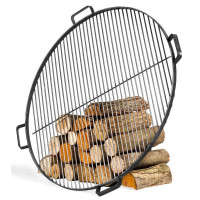 Grillrost mit 4 Griffen aus Rohstahl 70 cm