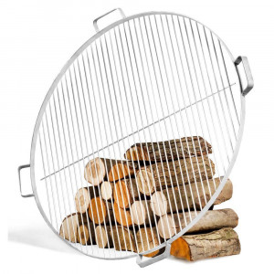 Grillrost mit 4 Griffen aus Edelstahl 70 cm