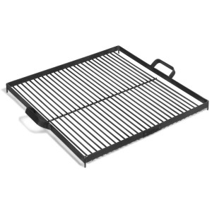 Grillrost aus Rohstahl 44x44 cm für Feuerschale 60 cm