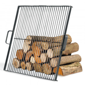 Grillrost aus Rohstahl 44x44 cm für Feuerschale 60 cm
