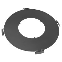 Grillplatte für Feuerschale 98 cm mit Grillrost 46 cm und 4 Griffen