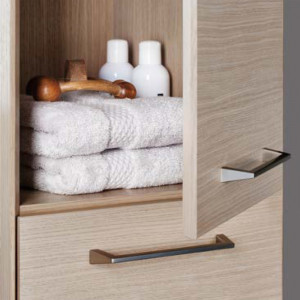 BAD-SET NATURA mit Keramik Waschtisch