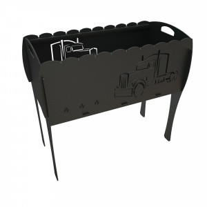 Holzkohlegrill Mangal zerlegbar M159 Truck