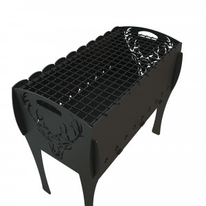 Holzkohlegrill Mangal zerlegbar M160 Hirsch
