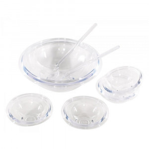 5er Set Salatschüssel aus Kunststoff