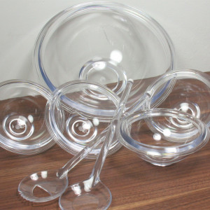 5er Set Salatschüssel aus Kunststoff