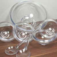 5er Set Salatschüssel aus Kunststoff