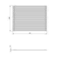 Aufrollbarer Geschirrtrockner 490x350 mm