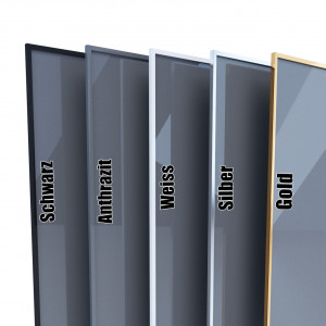 Spritzschutz aus Aluverbund 3mm Silber Gebürstet