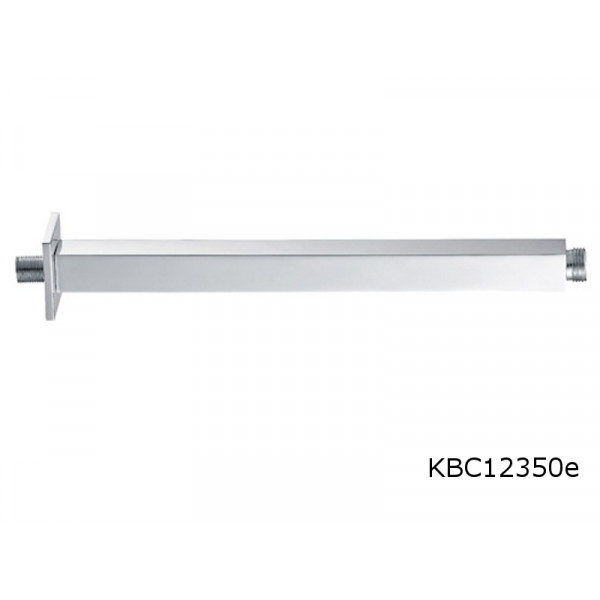 350mm Brausearm für Duschbrausen Deckenmontage Eckig