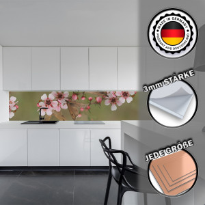 Küchenrückwand Aluverbund Kirschblüten - 2031