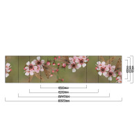 Küchenrückwand aus Aluverbund 3mm  - Kirschblüten - 2031