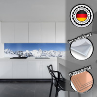 Küchenrückwand Aluverbund Gebirge hell - 4806