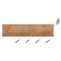Küchenrückwand Spritzschutz Fliesenspiegel Küche Wandschutz Aluverbund Betonwand Beige - 3380 DINA4 Muster matt