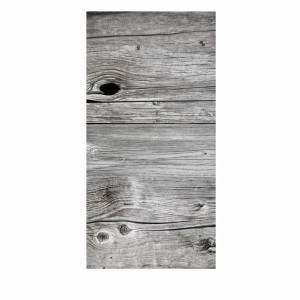 Duschrückwand Aluverbund Holzwand Grau - 6712