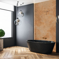 Duschrückwand Aluverbund Betonwand Beige - 3380