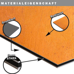 Duschrückwand Aluverbund Palmblatt Grün - 9138