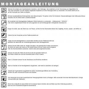 Duschrückwand Aluverbund Alte-Putzwand Grau - 9650